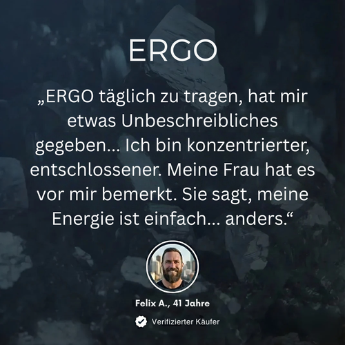 ERGO Hämatit-Armband