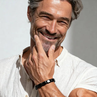 ERGO Hämatit-Armband